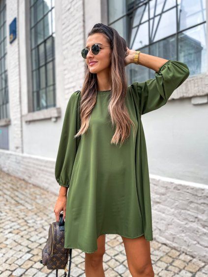 damske saty gloria khaki eshopat cz 3