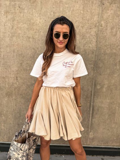 damska kolova sukne beige eshopat cz 2