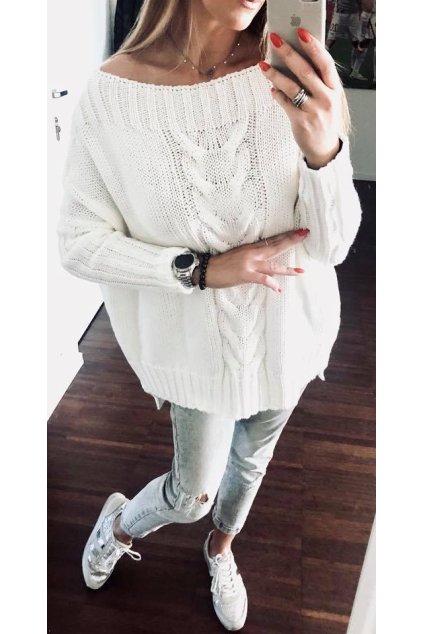 damsky svetr alisse creamy eshopat cz 1