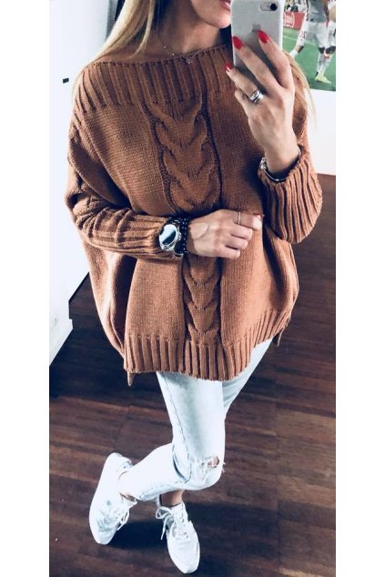 damsky svetr alisse brown eshopat cz 1