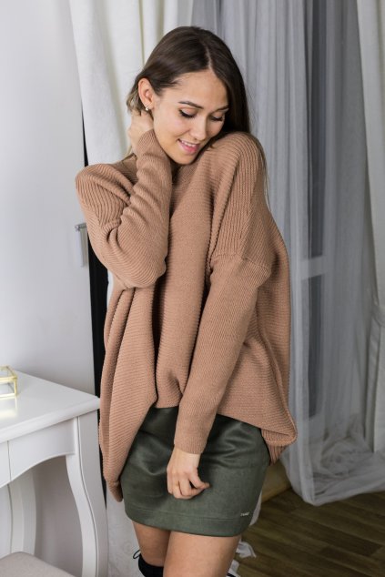 damsky svetr belli caramel eshopat cz 1