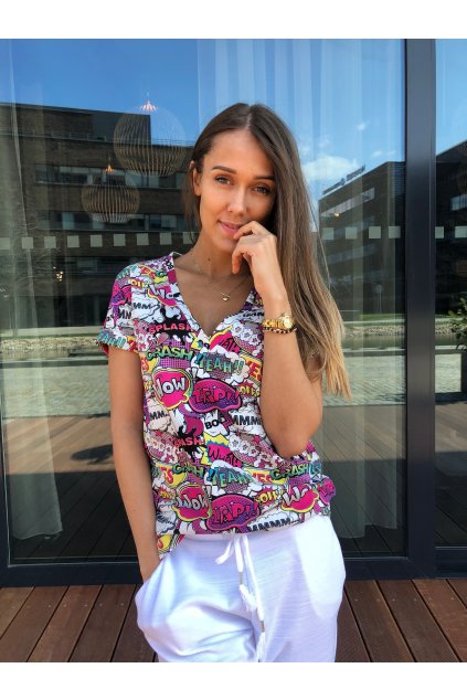 damske tricko basic v neck komix eshopat cz 2