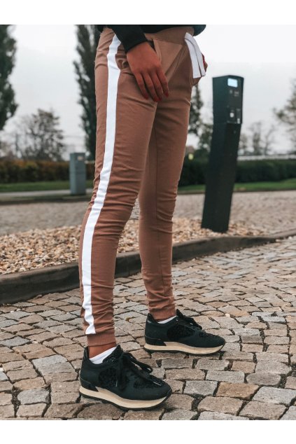 damske teplakove kalhoty one stripe caramel eshopat cz 1