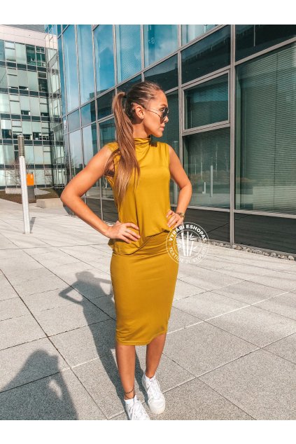 eshopat cz damska sukne z bambusu mustard