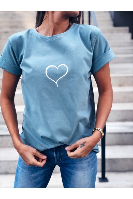 damske tricko heart pale blue eshopat cz 1