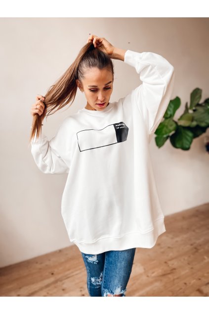 damska prodlouzena mikina pantone off white eshopat cz 1