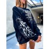 damska oversize mikina wild trip black white shopat cz 4