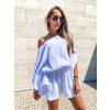 damske oversize saty z muselinu white eshopat cz 5
