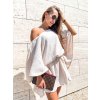 damske oversize saty z muselinu beige eshopat cz 3