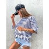 damske oversize tricko street stripe navy eshopat cz 2