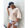 damske oversize tricko street beige eshopat cz 5