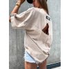 damske oversize tricko street beige eshopat cz 1