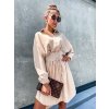 damske kosilove saty s paskem beige eshopat cz 3