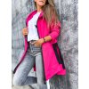 damska mikina s kapuci long fuchsia eshopat cz 2
