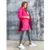 damska mikina s kapuci long fuchsia eshopat cz 5