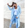 damsky cardigan s kapuci long baby blue eshopat cz 4