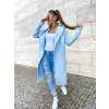 damsky cardigan s kapuci long baby blue eshopat cz 1