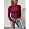 damske zebrovane tricko lara wine red eshopat cz 2