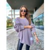 damsky oversize svetr giann smoke lila eshopat cz 1