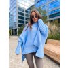 damsky svetr poncho sky blue eshopat cz 3