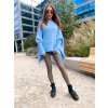 damsky svetr poncho sky blue eshopat cz 4