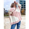 damsky vzorovany svetr powder pink eshopat cz 2