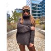 damsky rolakovy oversize svetr royal chocolate eshopat cz 5