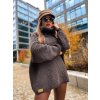 damsky rolakovy oversize svetr royal chocolate eshopat cz 1