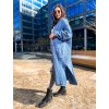 damsky dlouhy cardigan s kapsami jeans blue eshopat cz 3