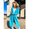 damsky cardigan s kapuci long azure blue eshopat cz 1