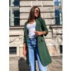 damske prodlouzene sako carole dark green eshopat cz 2