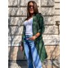 damske prodlouzene sako carole dark green eshopat cz 6