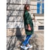 damske prodlouzene sako carole dark green eshopat cz 1