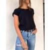 damske tricko basic s kratkym rukavem black eshopat cz 2