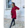 damska prodlouzena tunika laviva wine red eshopat cz 4