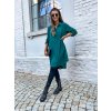 damska prodlouzena tunika laviva smaragd eshopat cz 1