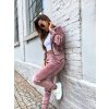 damska velurova teplakova souprava palermo powder pink eshopat cz 5