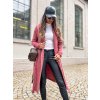 damsky cardigan s kapuci long wine red eshopat cz 3