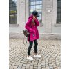 damska prodlouzena mikina s kapuci love fuchsia eshopat cz 1