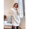 damsky prodlouzeny svetr s rolakem royal creamy eshopat cz 3