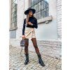 damska kozena kalhotova sukne beige eshopat cz 5