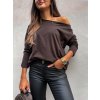 damske tricko azara long sleeve chocolate eshopat cz 2