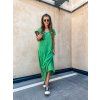 damske saty v neck long green eshopat cz 2