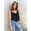 Dámské tílko s krajkou Luna Black