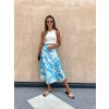 damska satenova sukne clare s potiskem sky blue eshopat cz 1