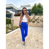 damske kalhoty s paskem electric blue eshopat cz 2
