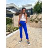 damske kalhoty s paskem electric blue eshopat cz 4