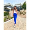 damske kalhoty s paskem electric blue eshopat cz 5