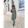 damske kosilove saty s paskem lucci khaki eshopat cz 2