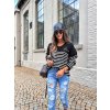 damsky svetr amour stripe black eshopat cz 4